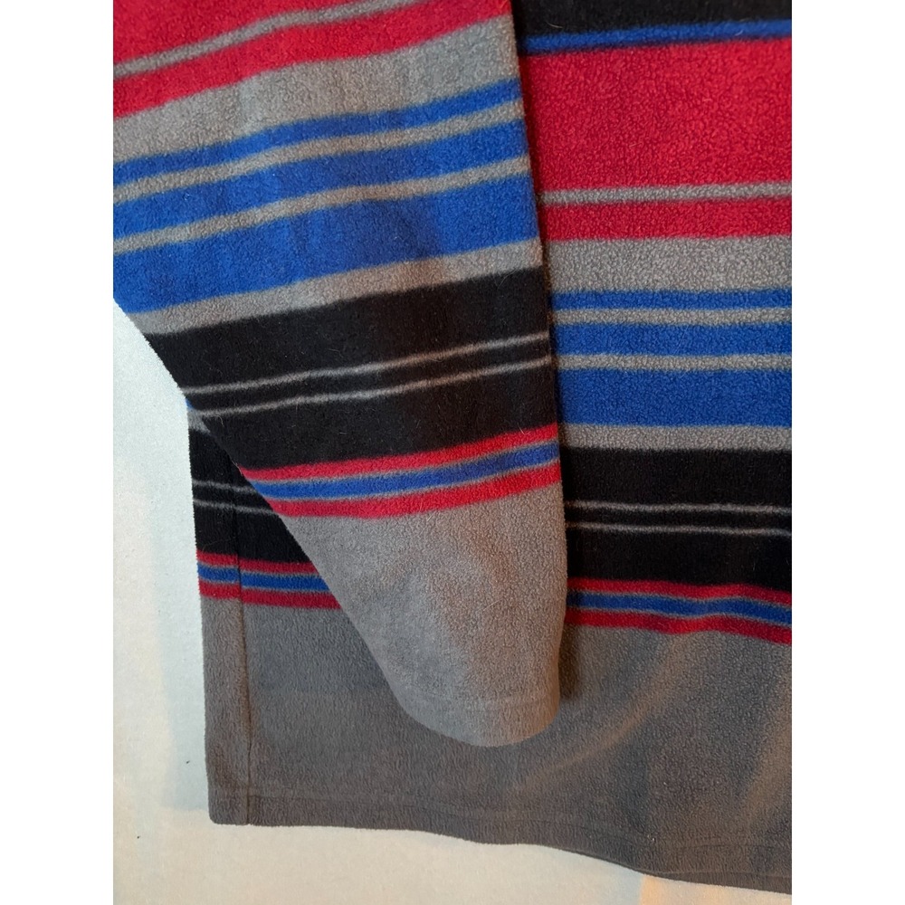 VTG 90s Tommy Hilfiger Outdoors Expedition Fleece Jacket Mens LG Synchilla Snap - Picture 9 of 16